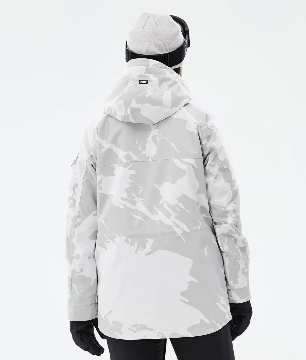 AK W Snowboard Jacket Women Grey Camo