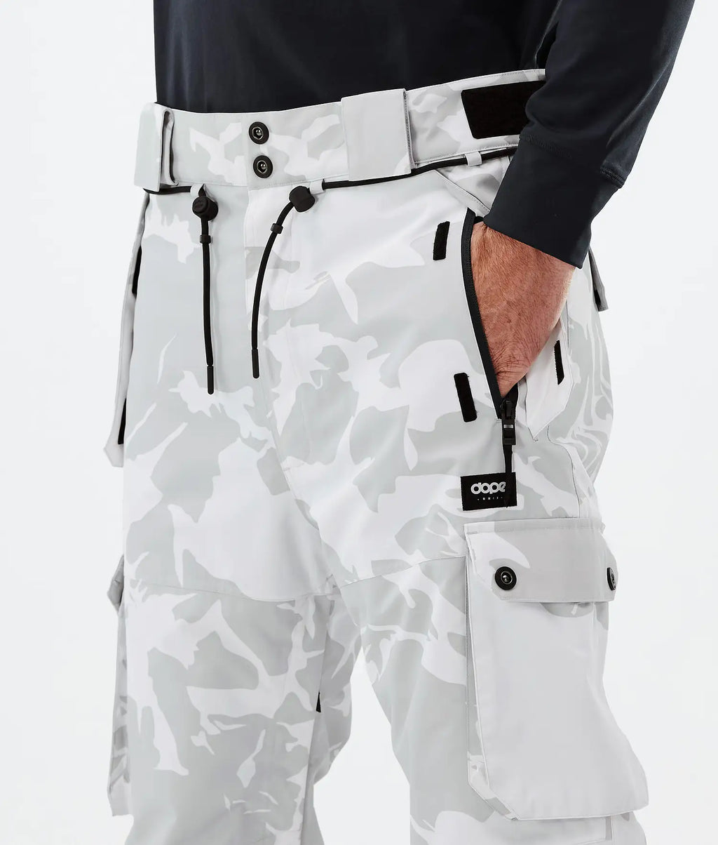 Iconyx Snowboard Pants Men Grey Camo