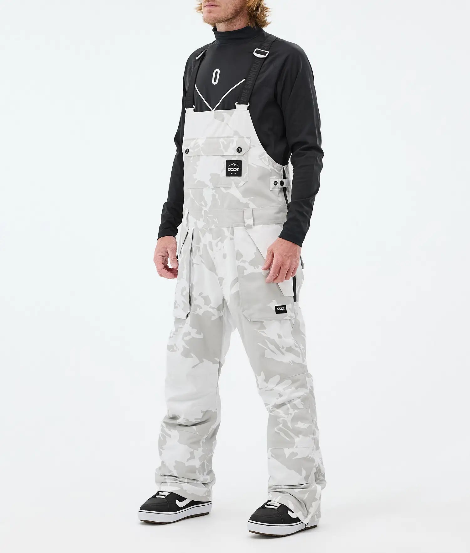 Notorium Snowboard Pants Men Grey Camo