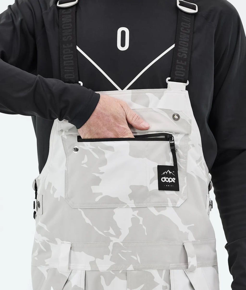 Notorium Snowboard Pants Men Grey Camo