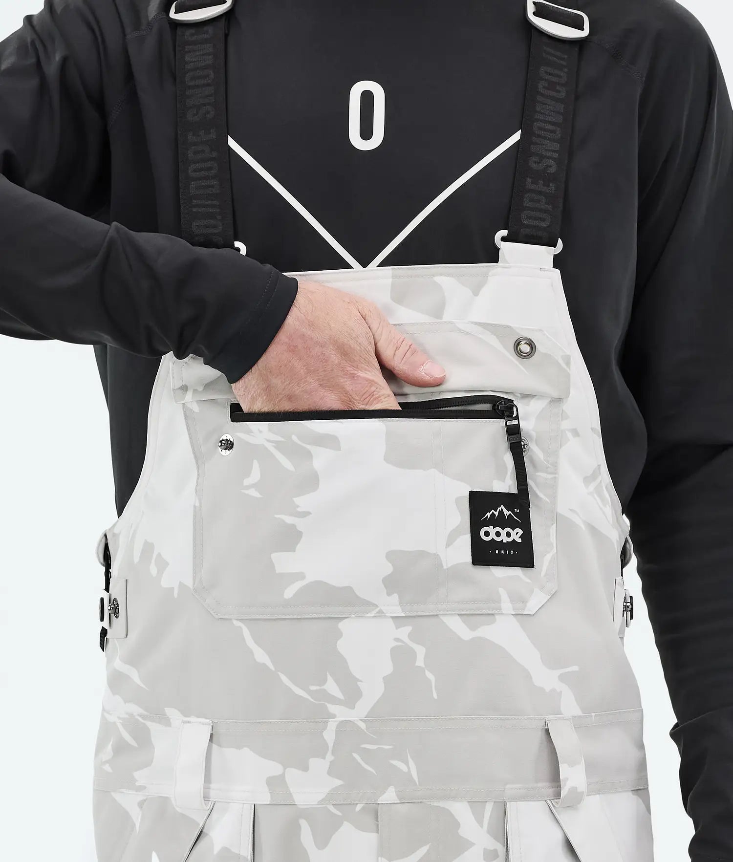 Notorium Snowboard Pants Men Grey Camo