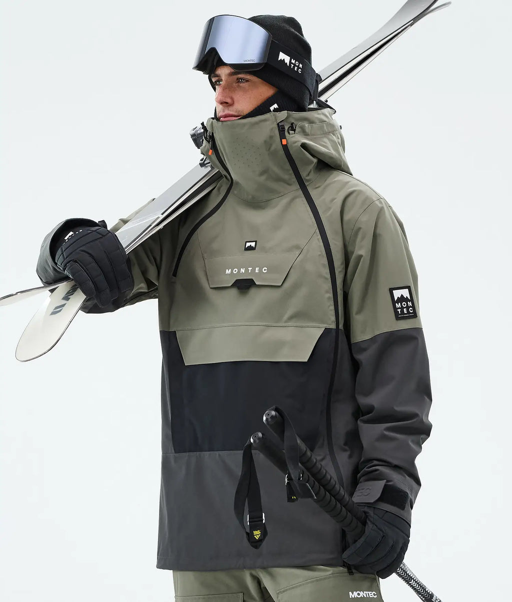 Fury Ski Jacket Men Greenish/Black/Phantom