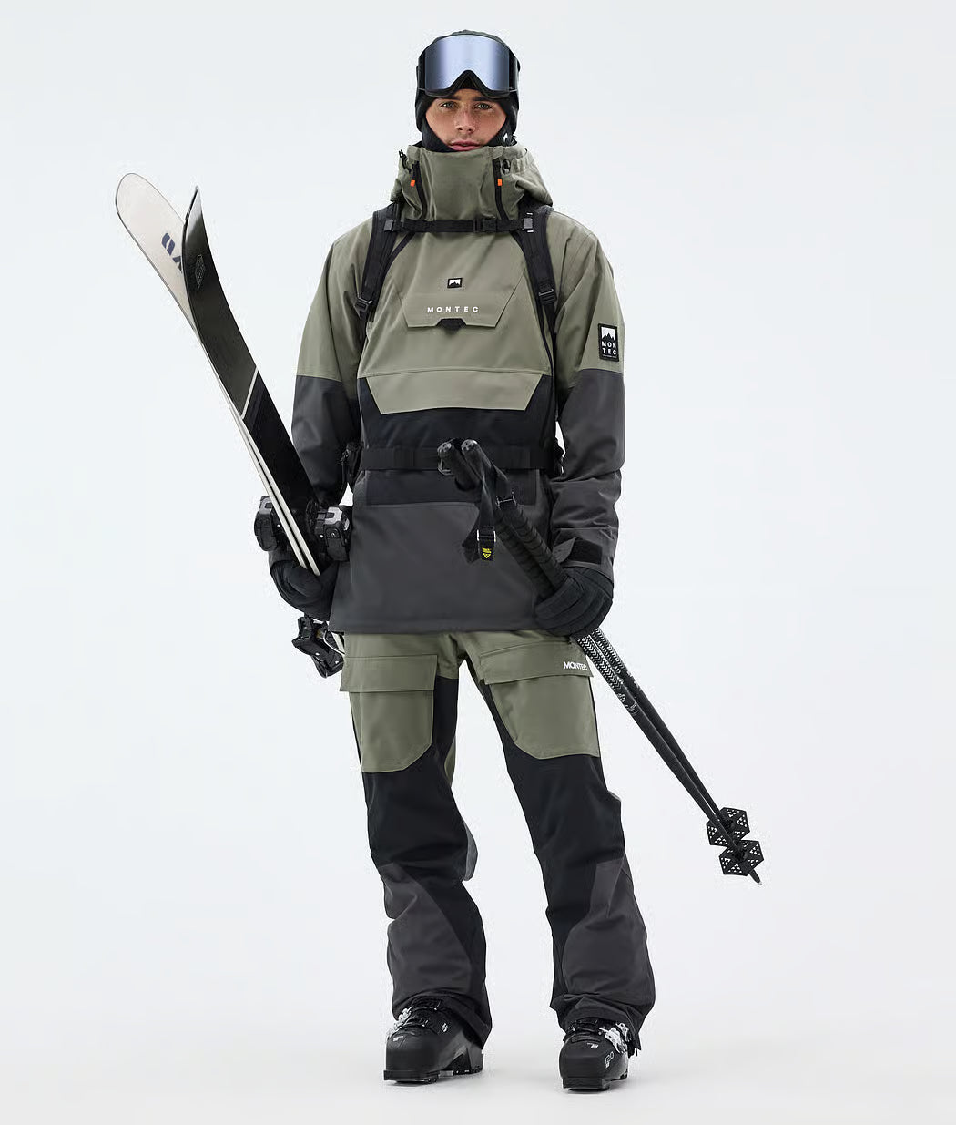 Fury Ski Jacket Men Greenish/Black/Phantom