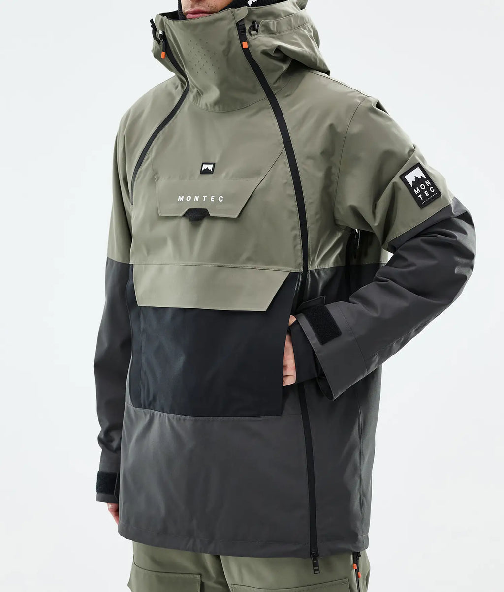 Fury Ski Jacket Men Greenish/Black/Phantom