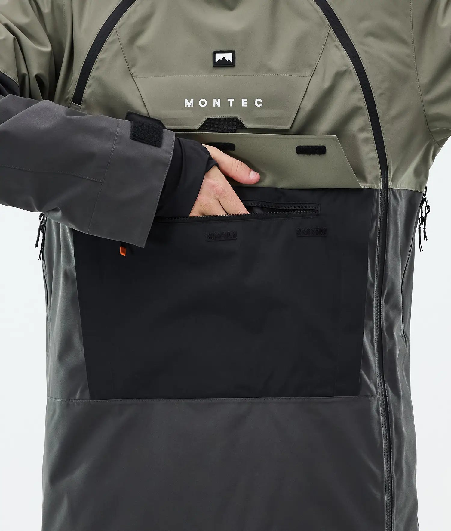 Fury Ski Jacket Men Greenish/Black/Phantom