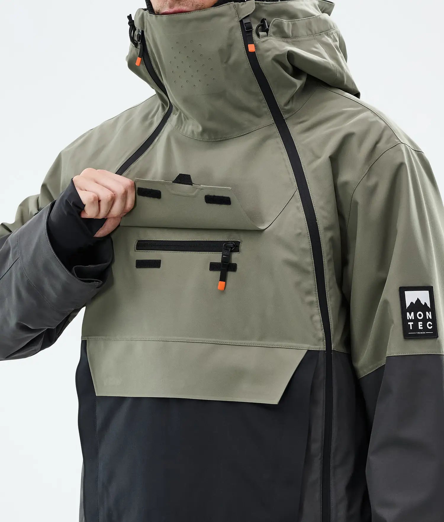 Fury Ski Jacket Men Greenish/Black/Phantom