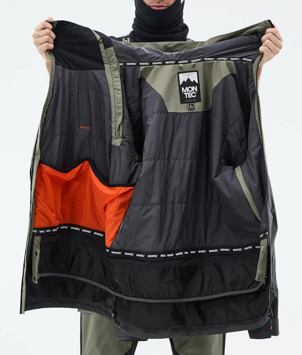 Fury Ski Jacket Men Greenish/Black/Phantom