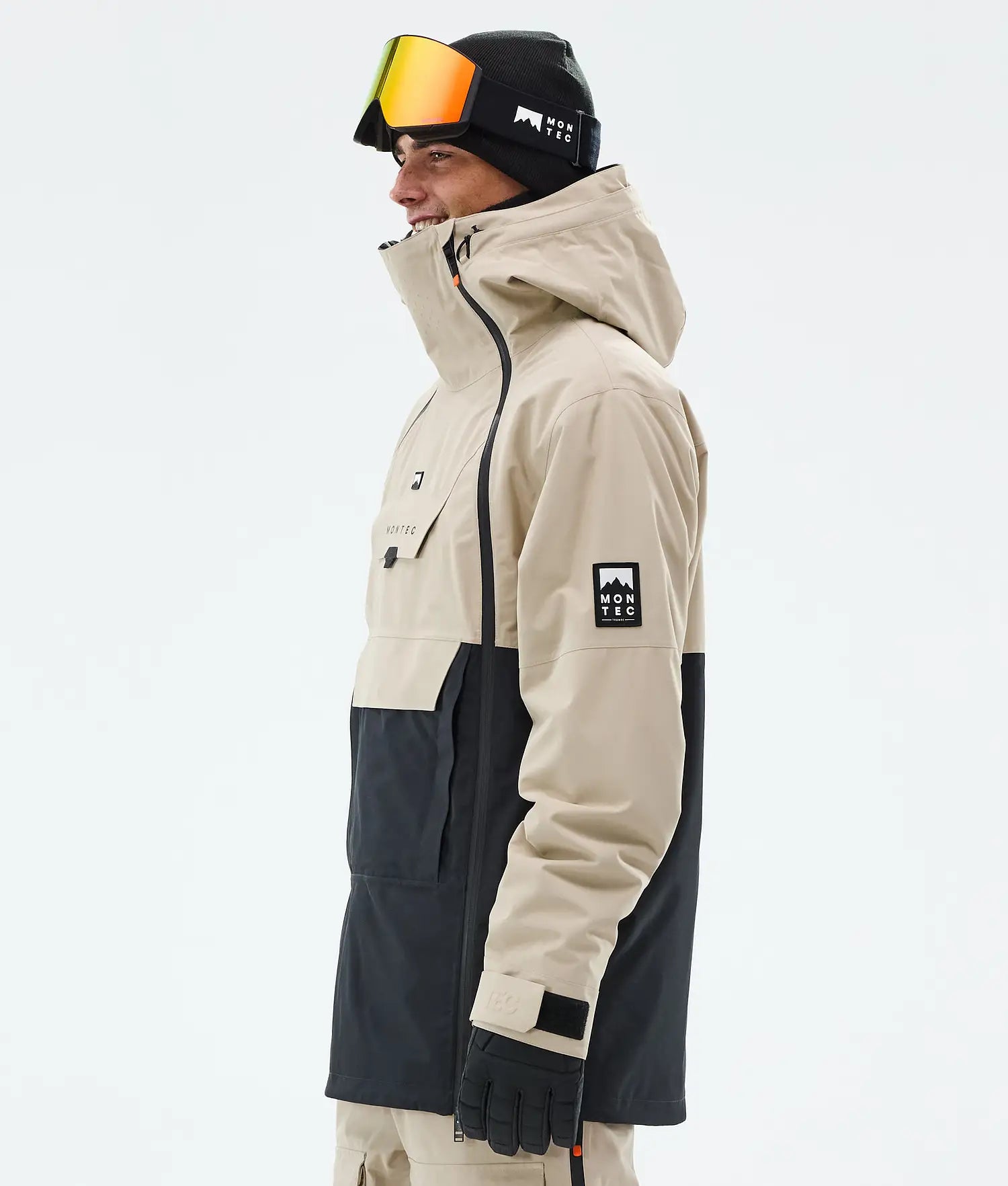Fury Ski Jacket Men Sand/Black