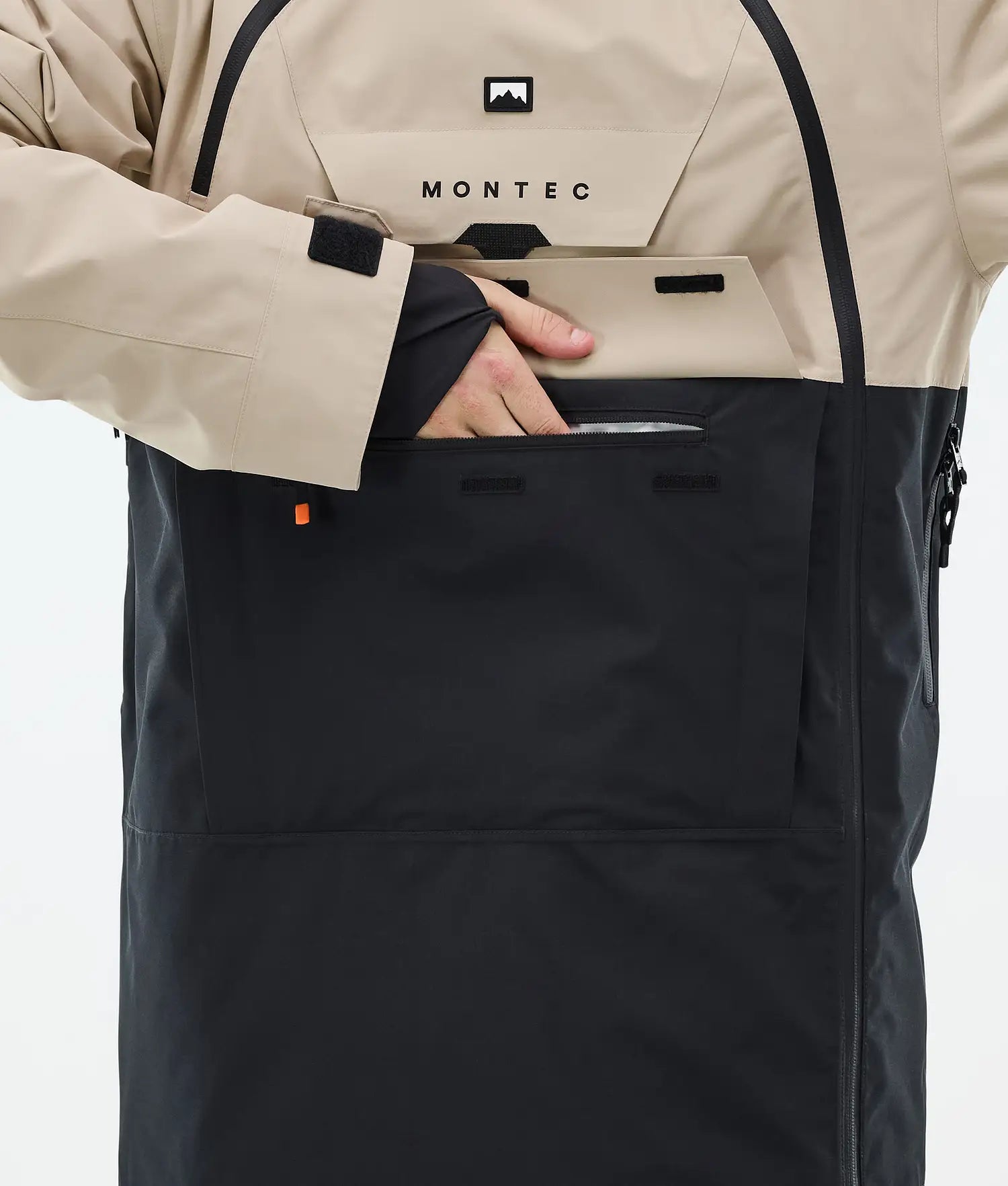 Fury Ski Jacket Men Sand/Black