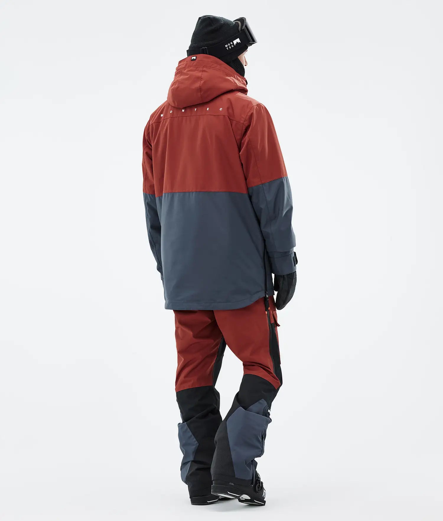 Drift Ski Jacket Men Rust/Black/Metal Blue