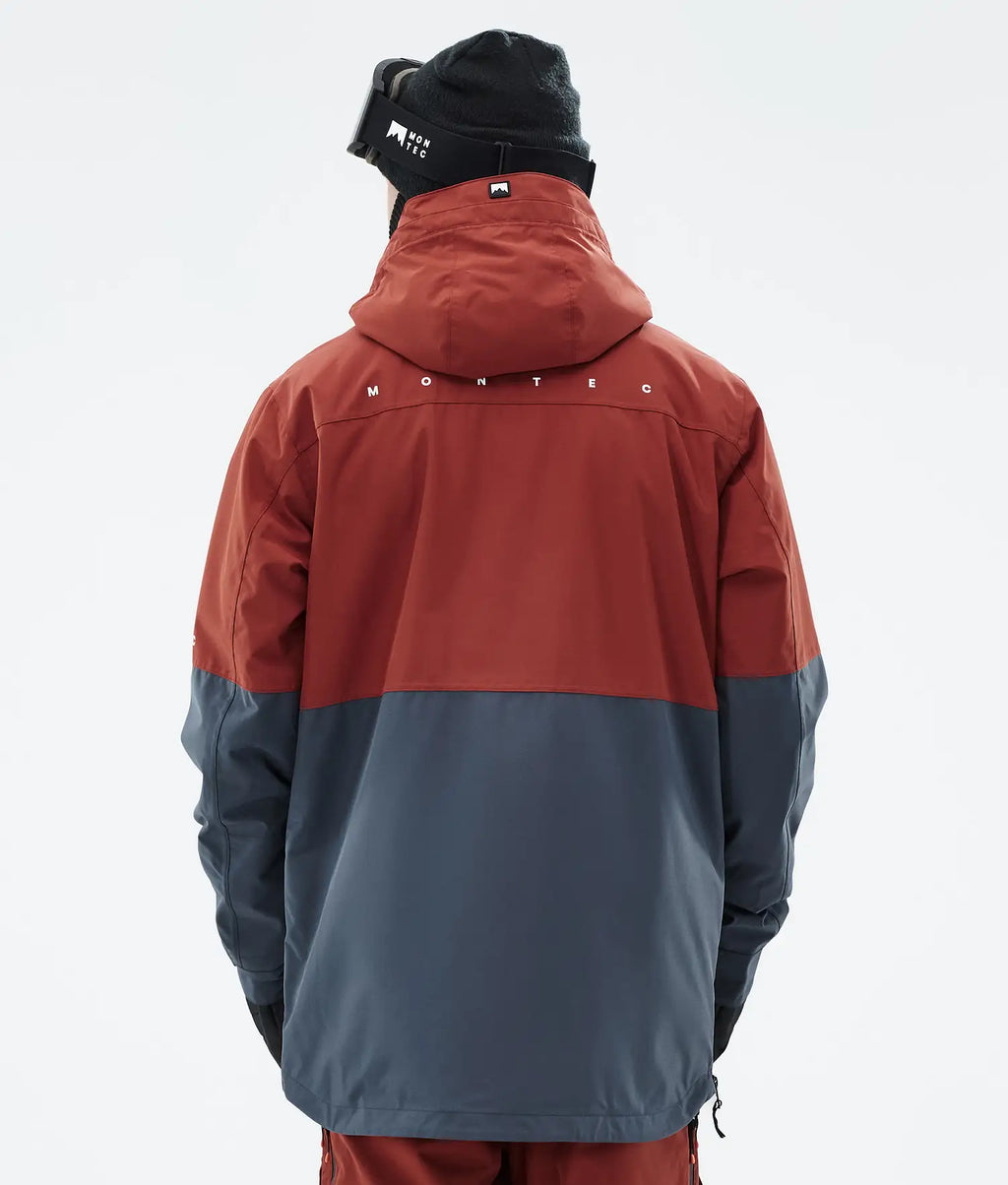 Drift Ski Jacket Men Rust/Black/Metal Blue
