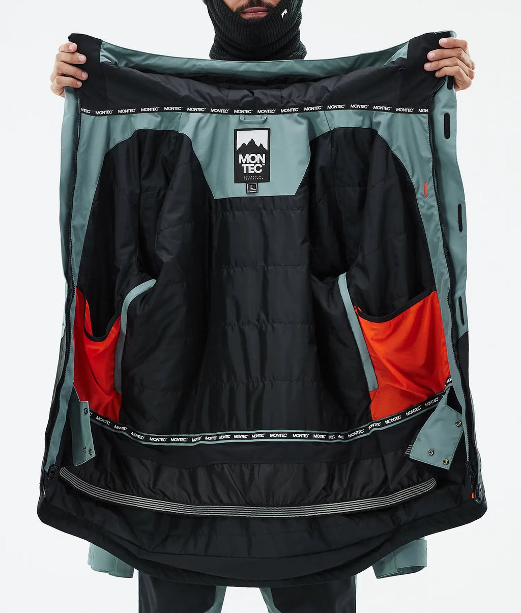 Hawk Ski Jacket Men Atlantic/Black