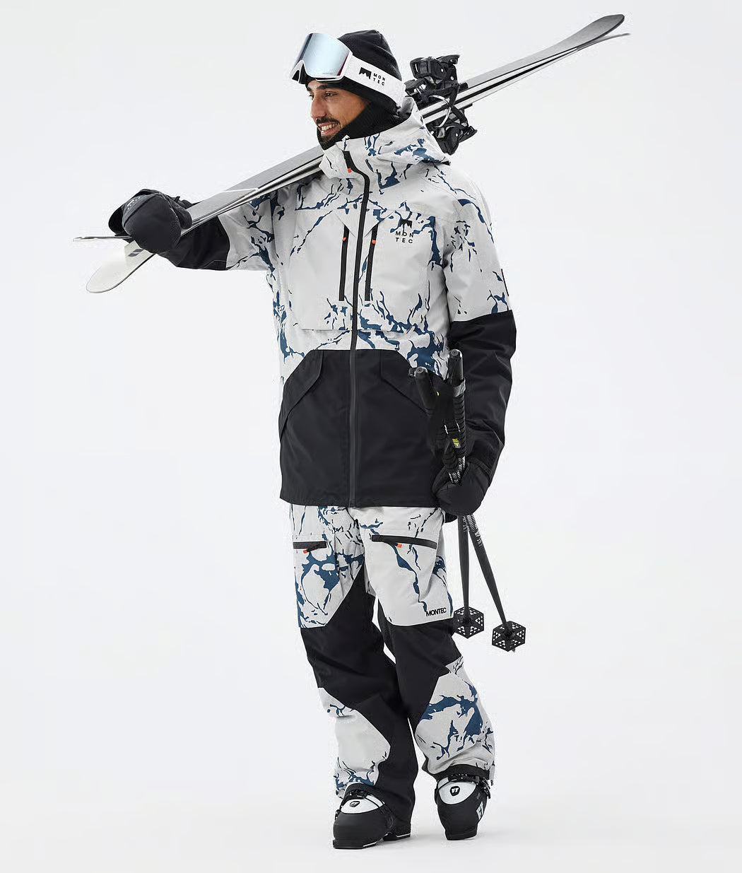Bow Ski Jacket Men Ice/Black