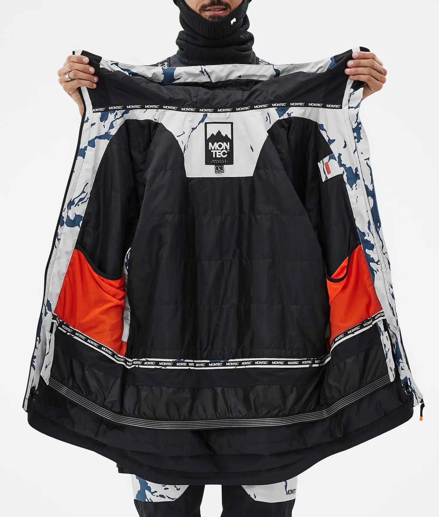 Bow Ski Jacket Men Ice/Black