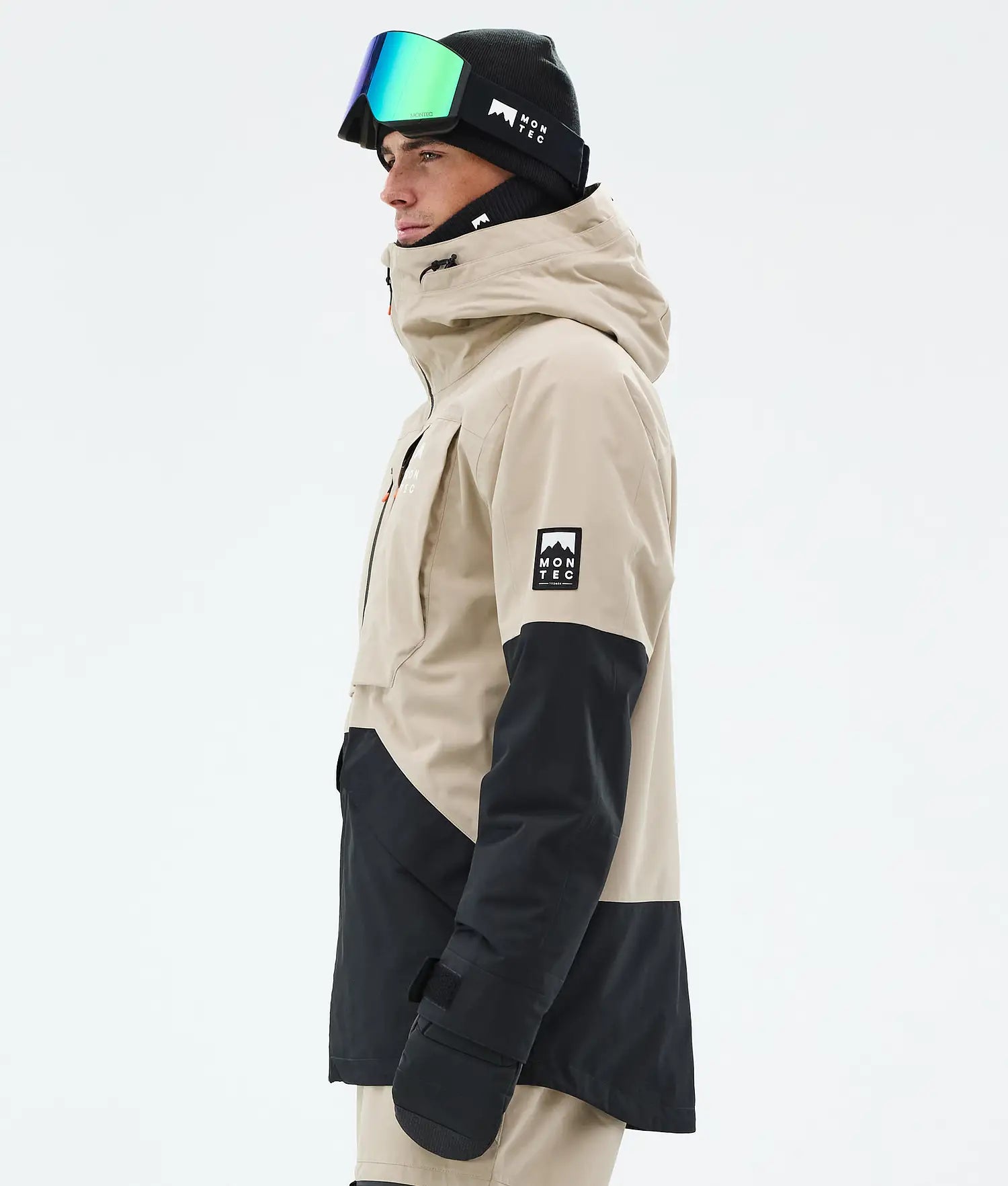 Bow Ski Jacket Men Sand/Black