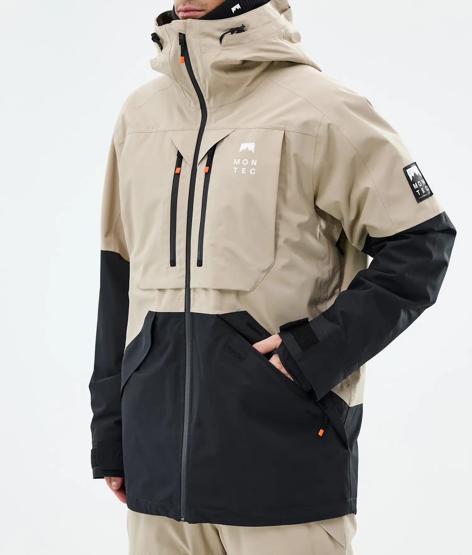 Bow Ski Jacket Men Sand/Black