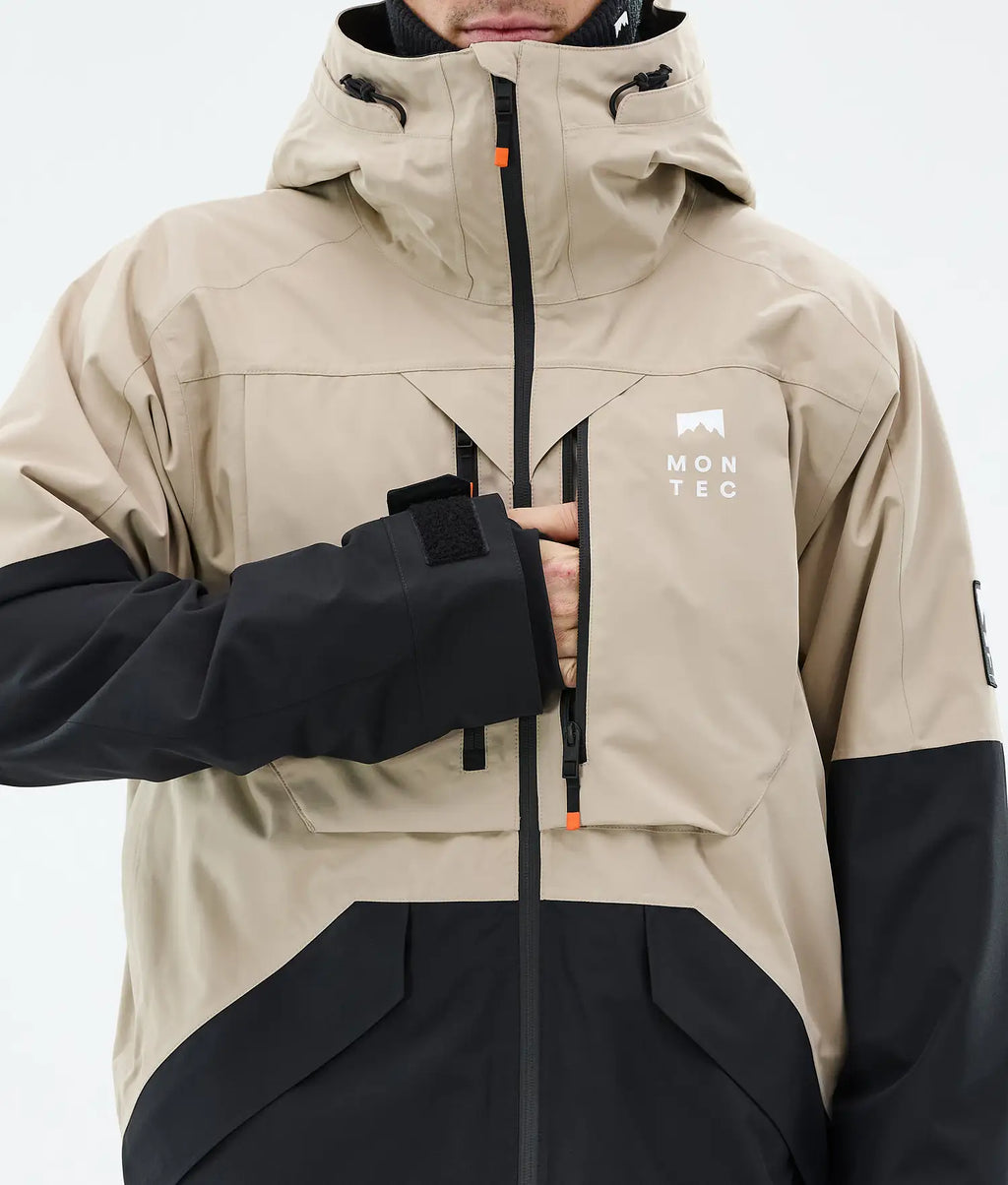 Bow Ski Jacket Men Sand/Black