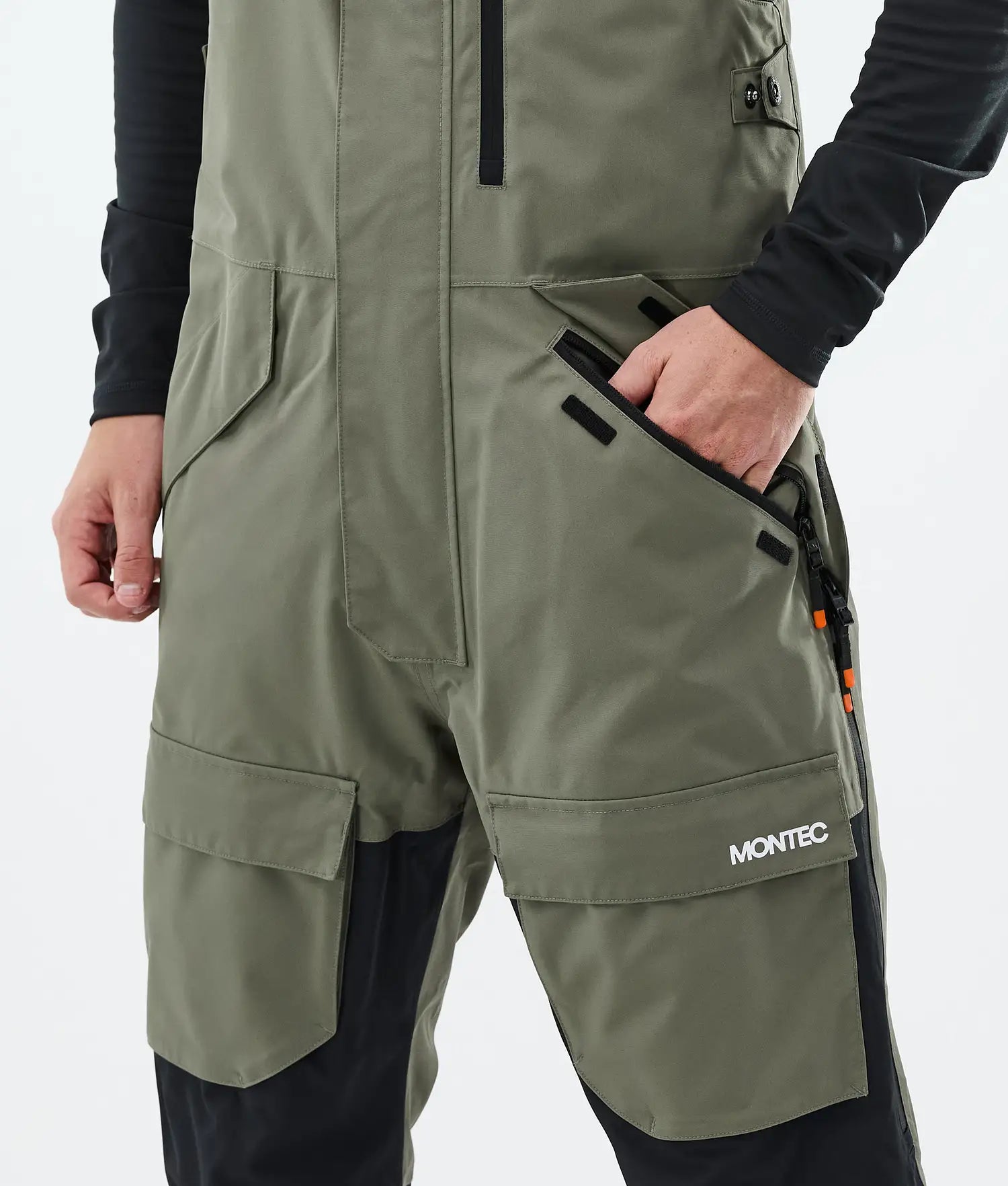 Hawk Ski Pants Men Greenish/Black