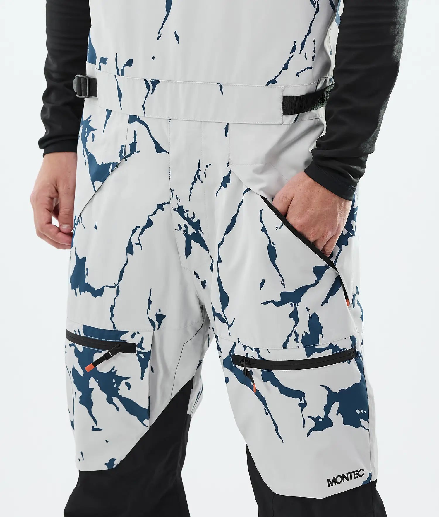 Bow Ski Pants Men Ice/Black