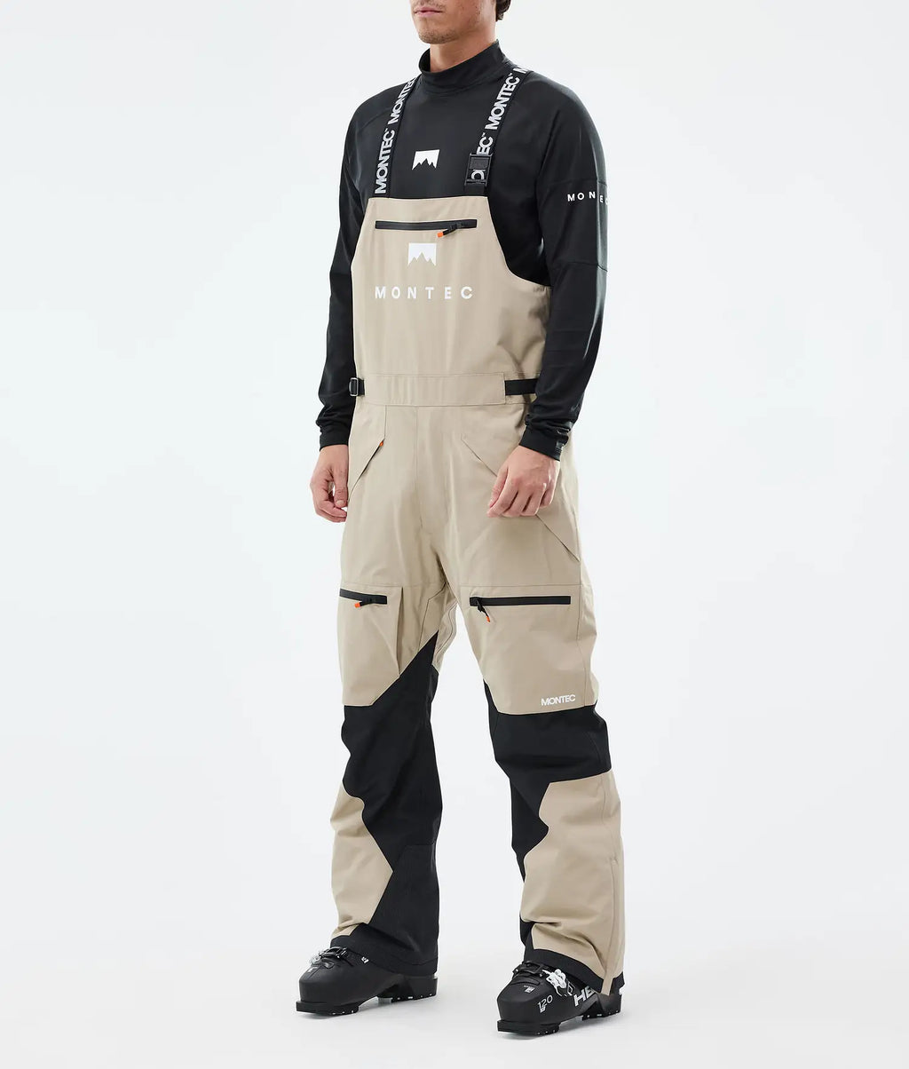 Bow Ski Pants Men Sand/Black