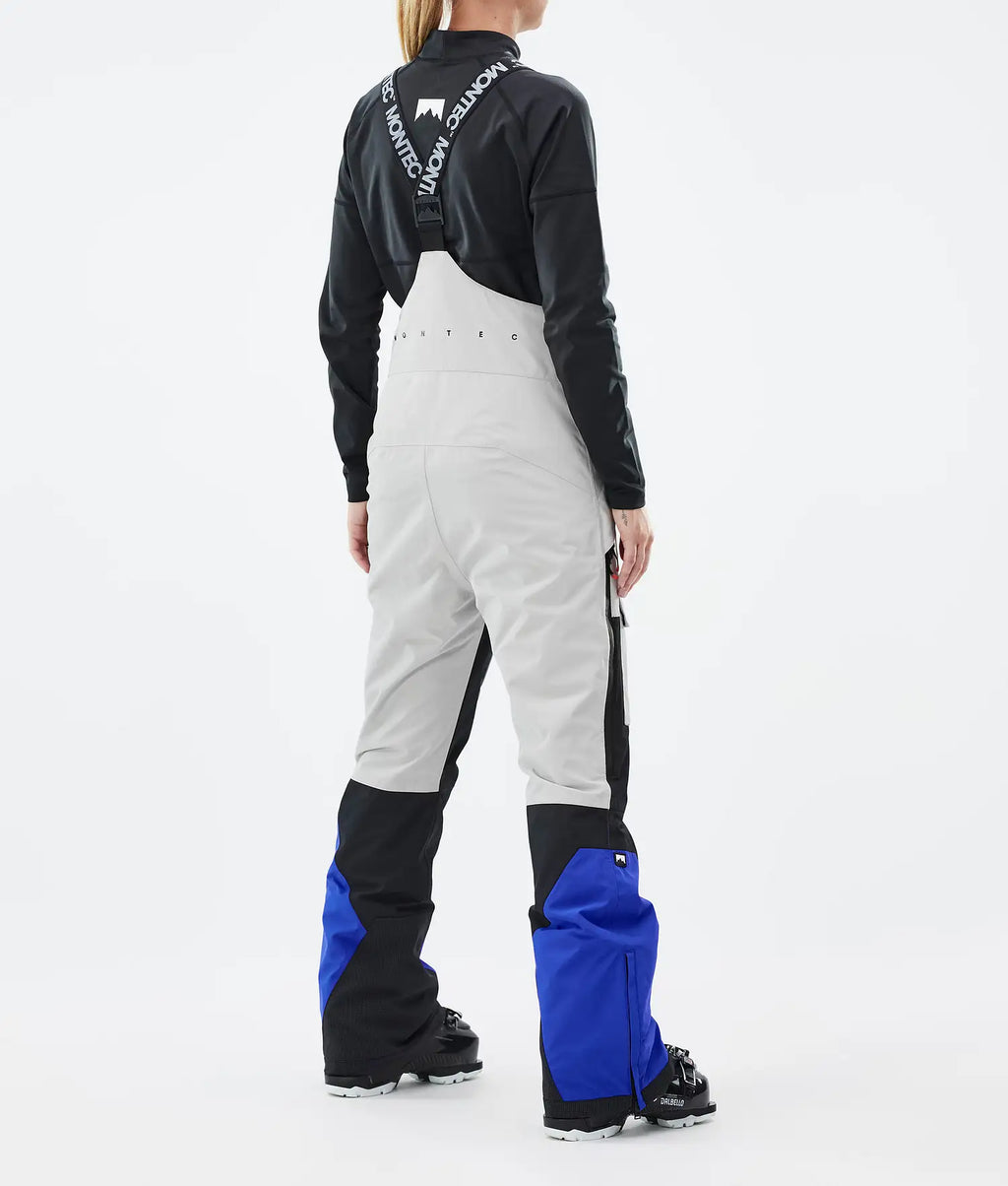 Hawk W Ski Pants Women Light Grey/Black/Cobalt Blue