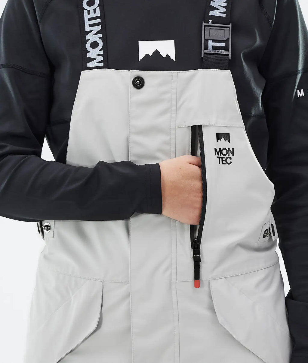 Hawk W Ski Pants Women Light Grey/Black/Cobalt Blue