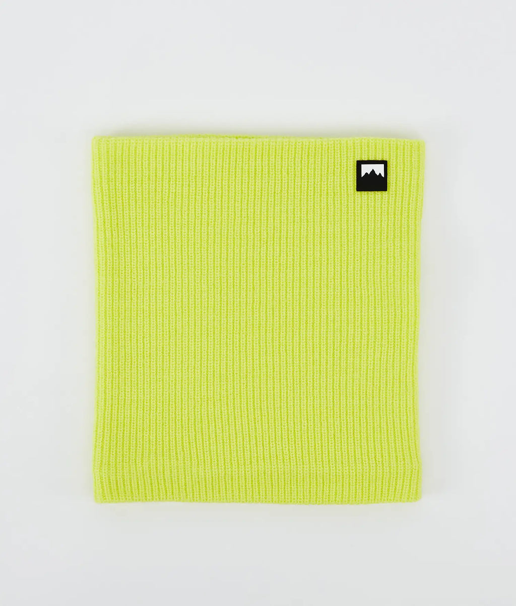 Classic Knitted Facemask Bright Yellow