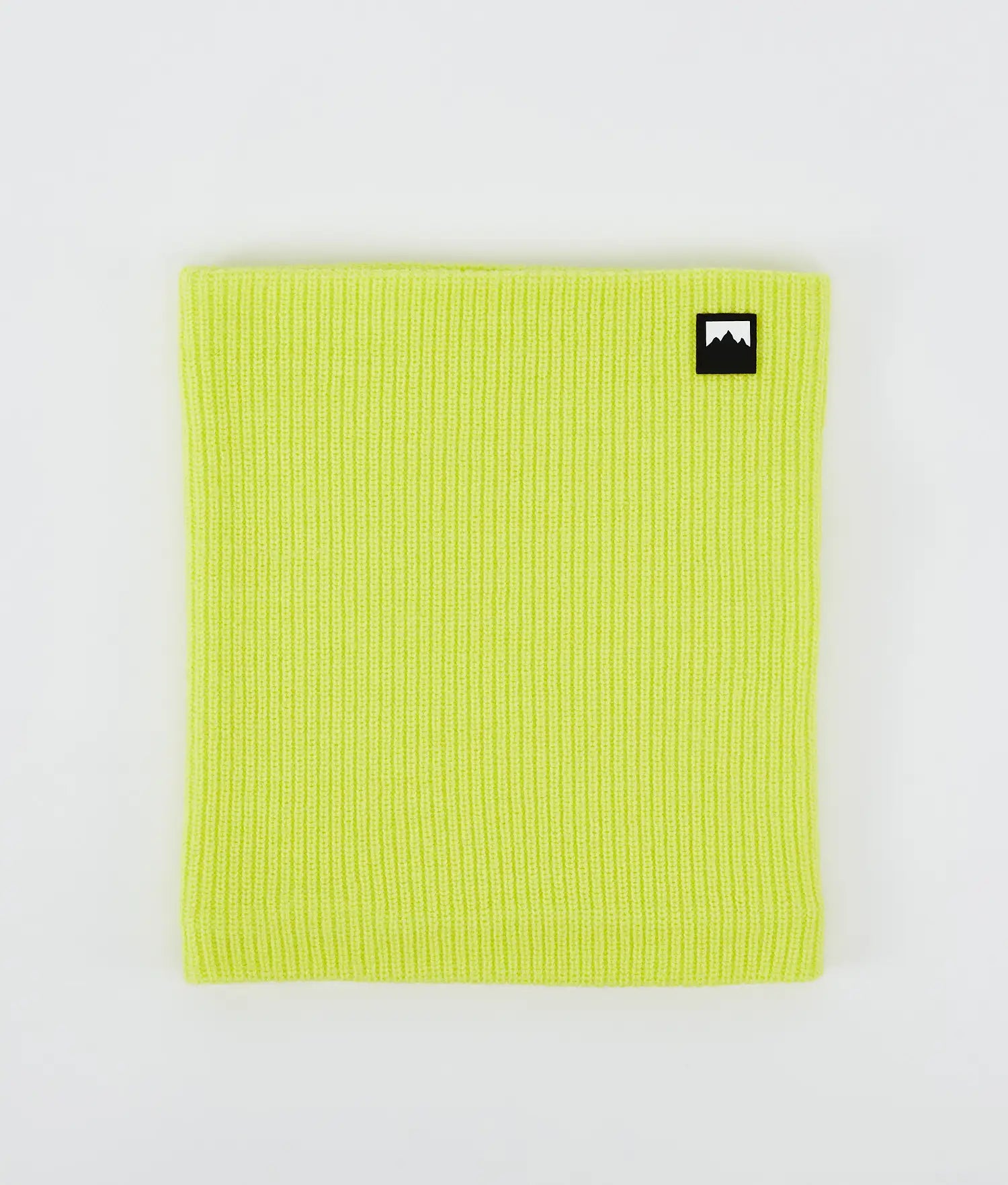 Classic Knitted Facemask Bright Yellow
