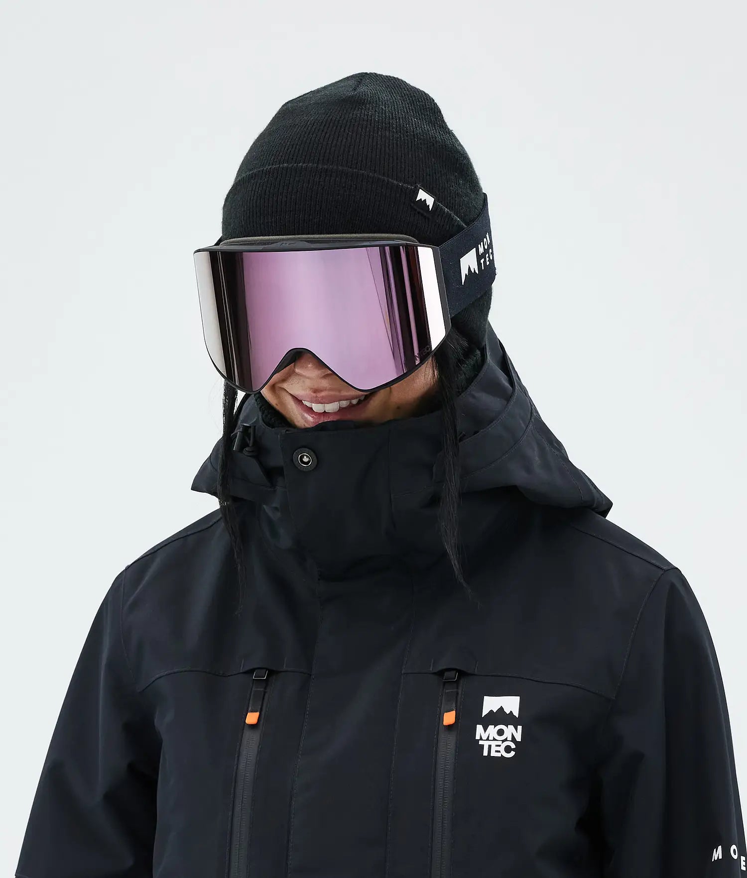 Scope Ski Goggles Black W/Black Rose Mirror