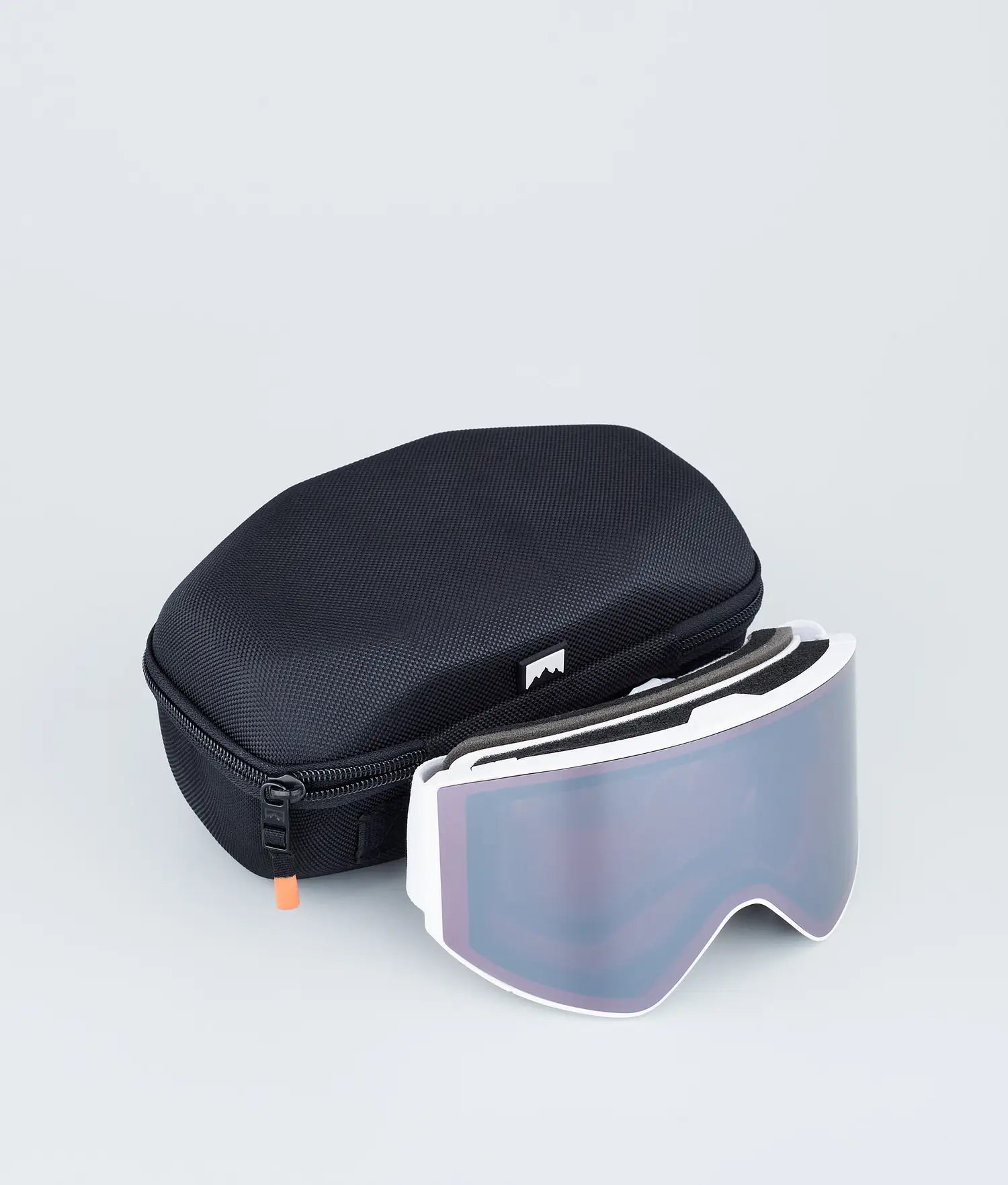 Scope Ski Goggles White W/White Black Mirror