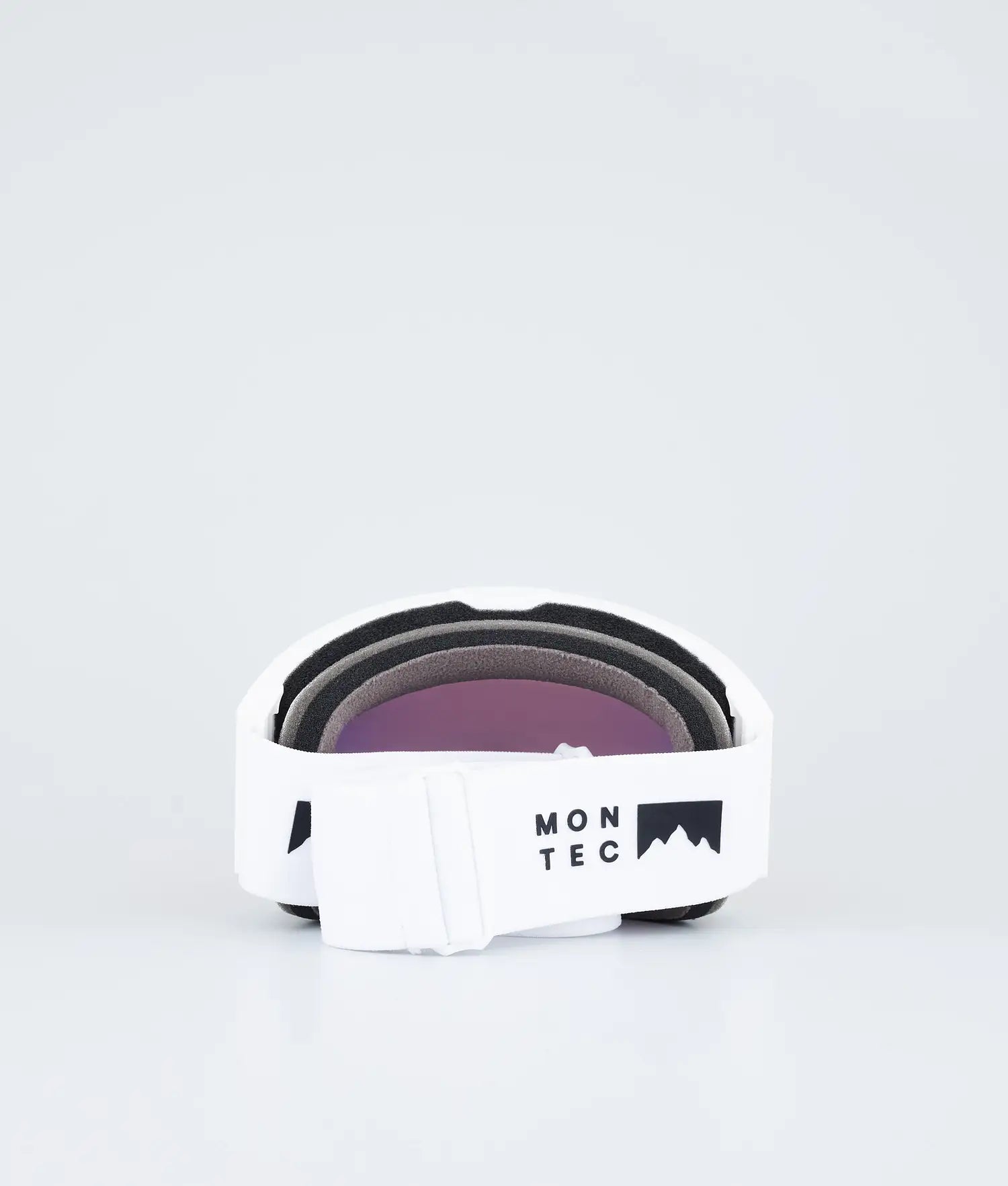 Scope Ski Goggles White W/White Ruby Red Mirror