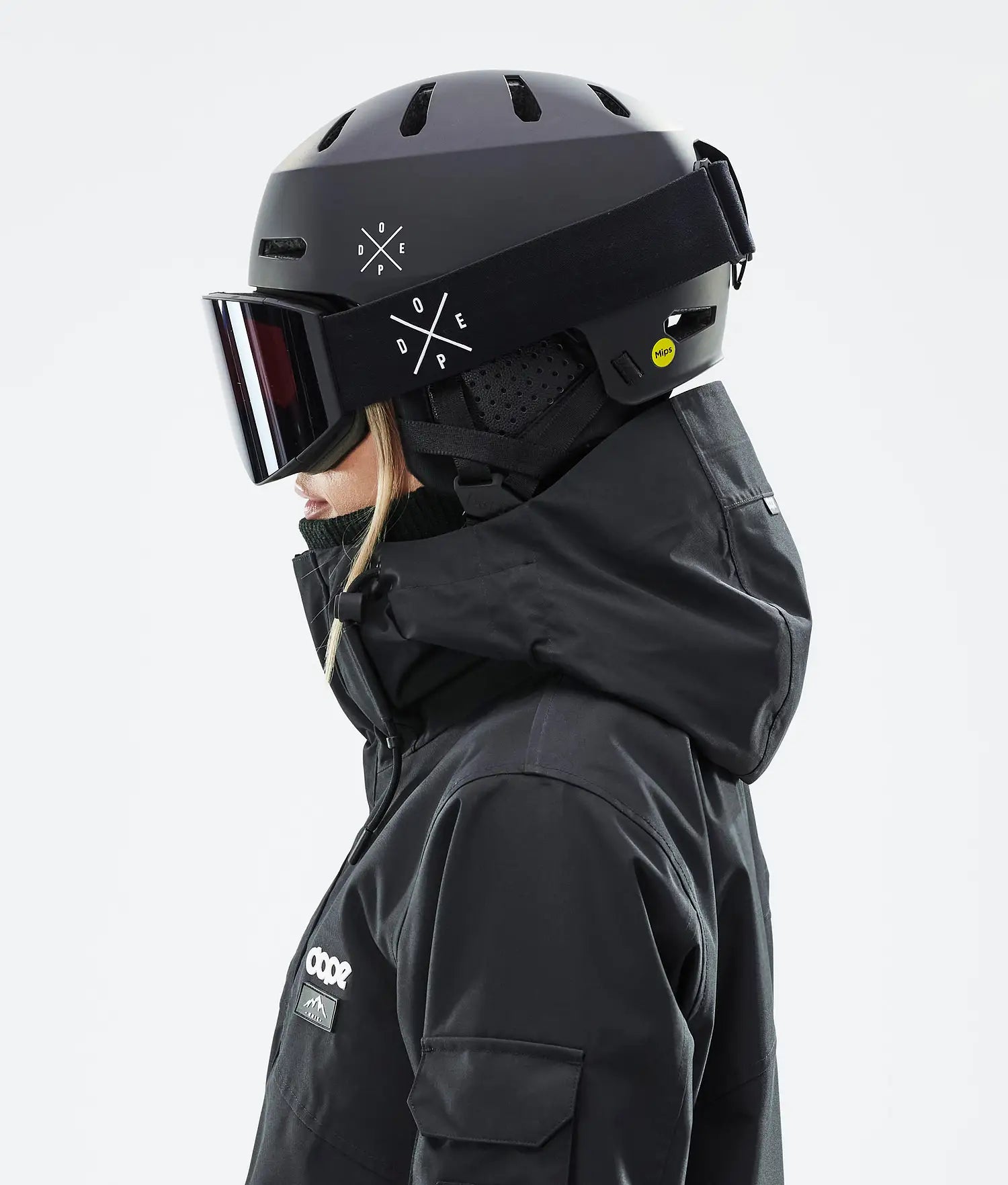 Macon 2.0 MIPS Ski Helmet X-Up Matte Black w/ Black