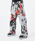 Iconyx Snowboard Pants Men Spray Black Red