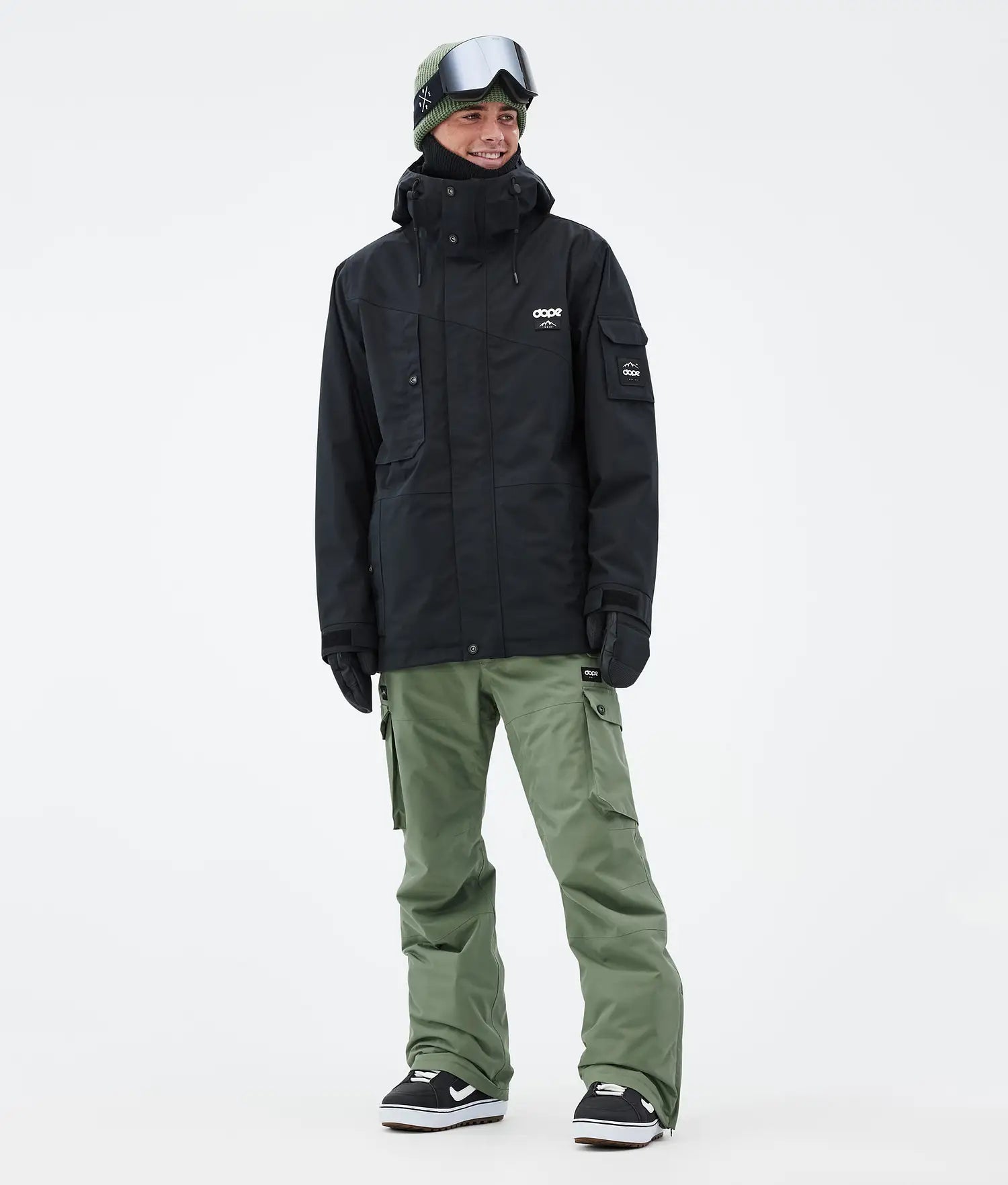 Iconyx Snowboard Pants Men Moss Green