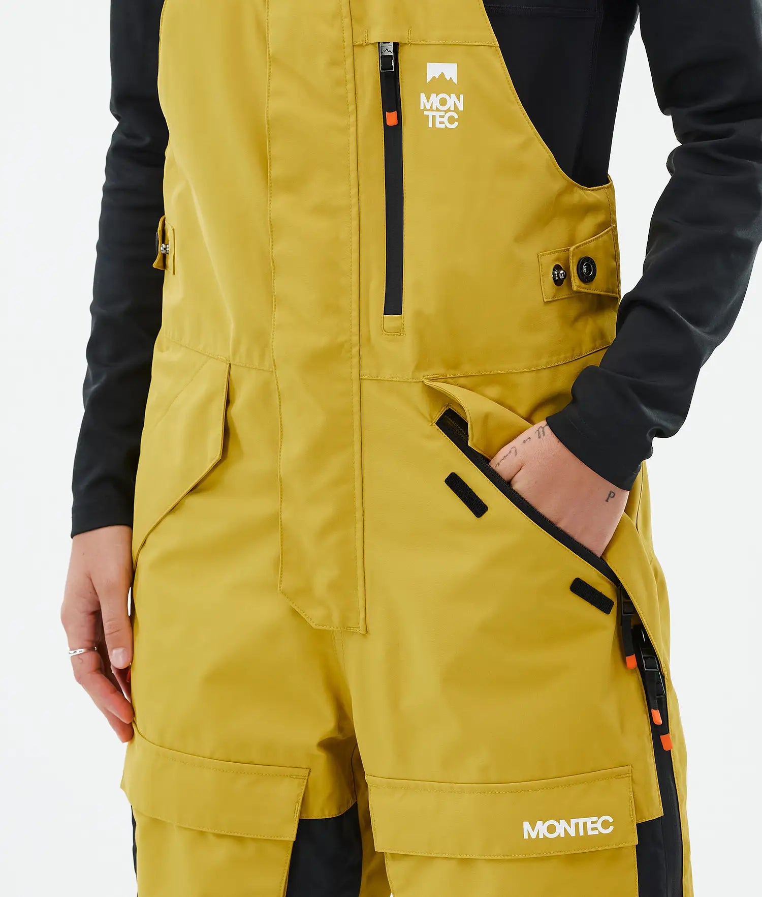Hawk W Ski Pants Women Yellow/Black