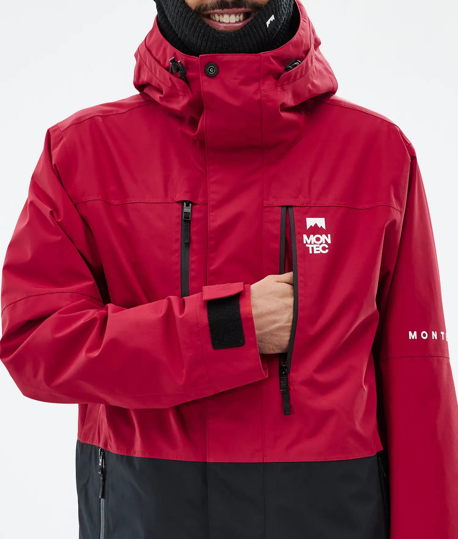 Hawk Ski Jacket Men Deep Red/Black