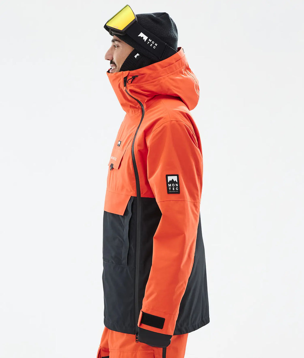 Fury Ski Jacket Men Orange/Black