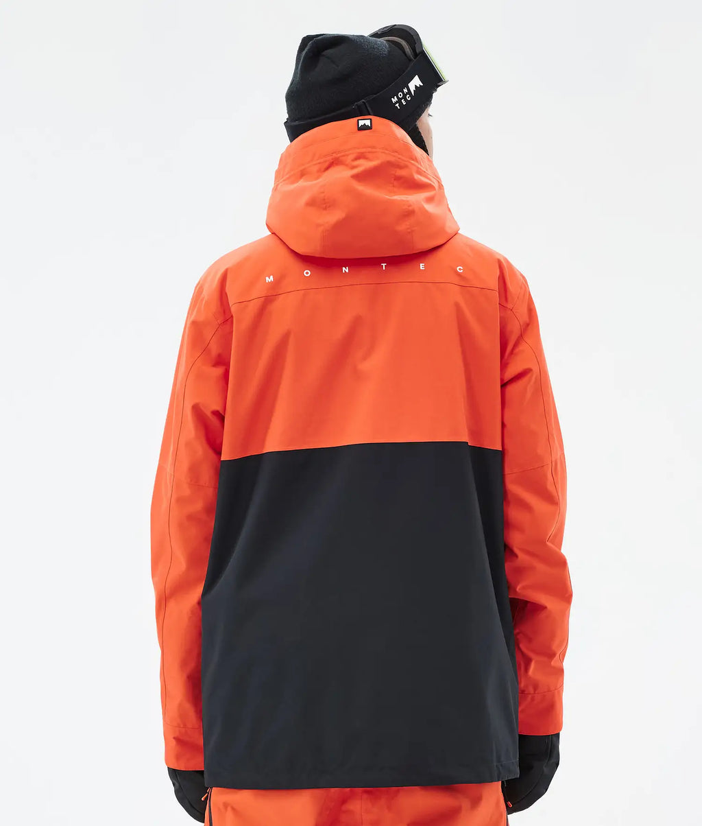 Fury Ski Jacket Men Orange/Black