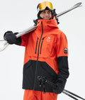 Bow Ski Jacket Men Orange/Black