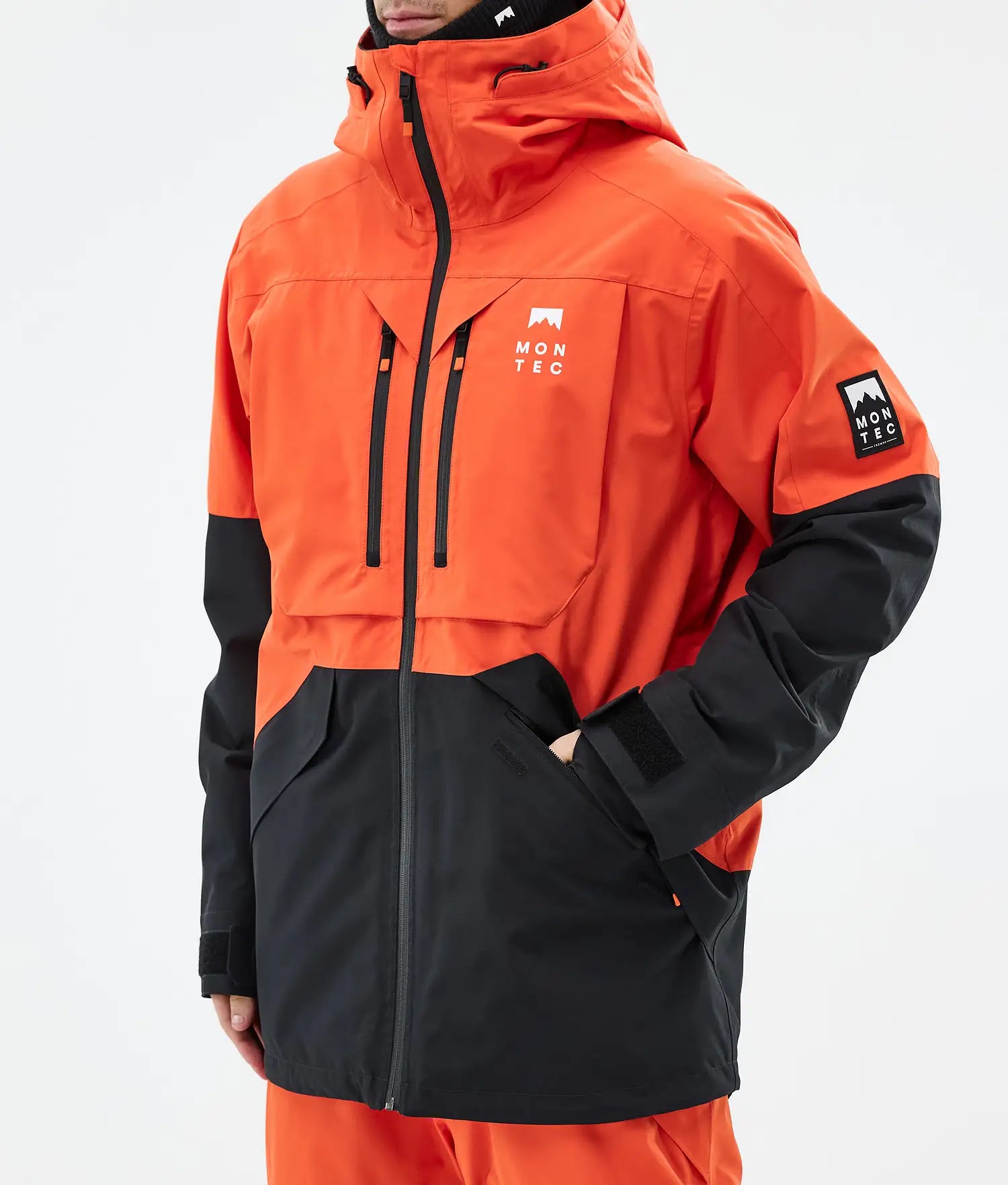 Bow Ski Jacket Men Orange/Black