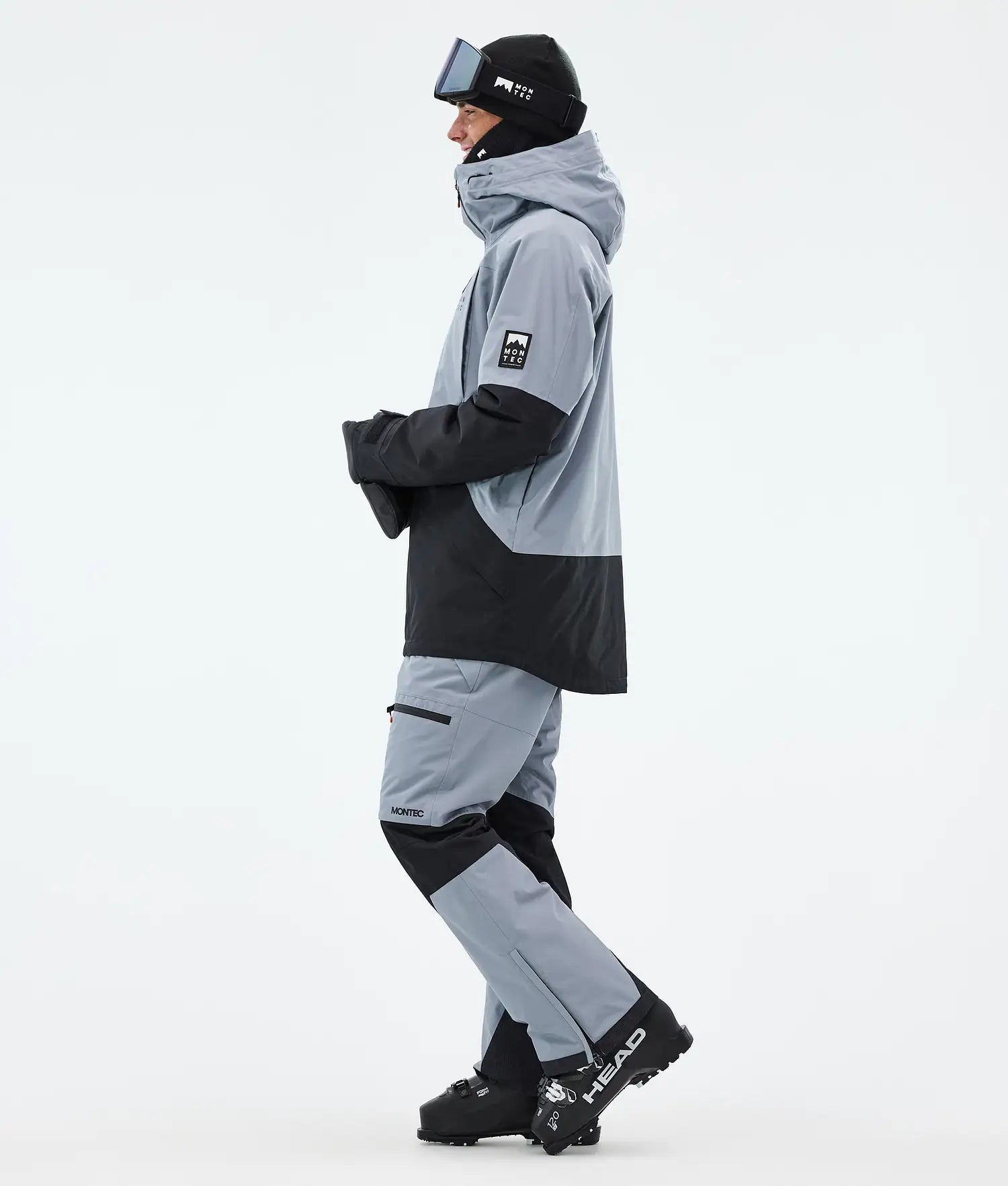 Bow Ski Jacket Men Soft Blue/Black