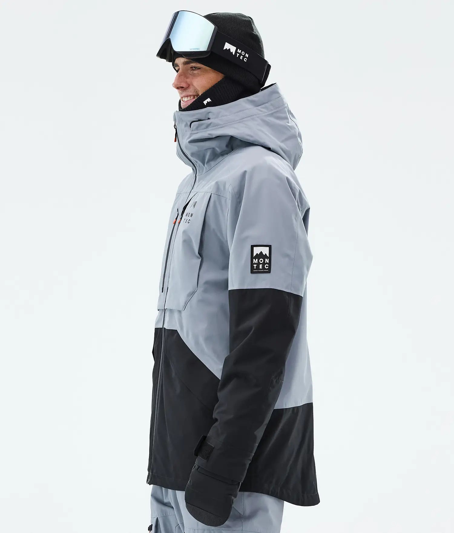 Bow Ski Jacket Men Soft Blue/Black