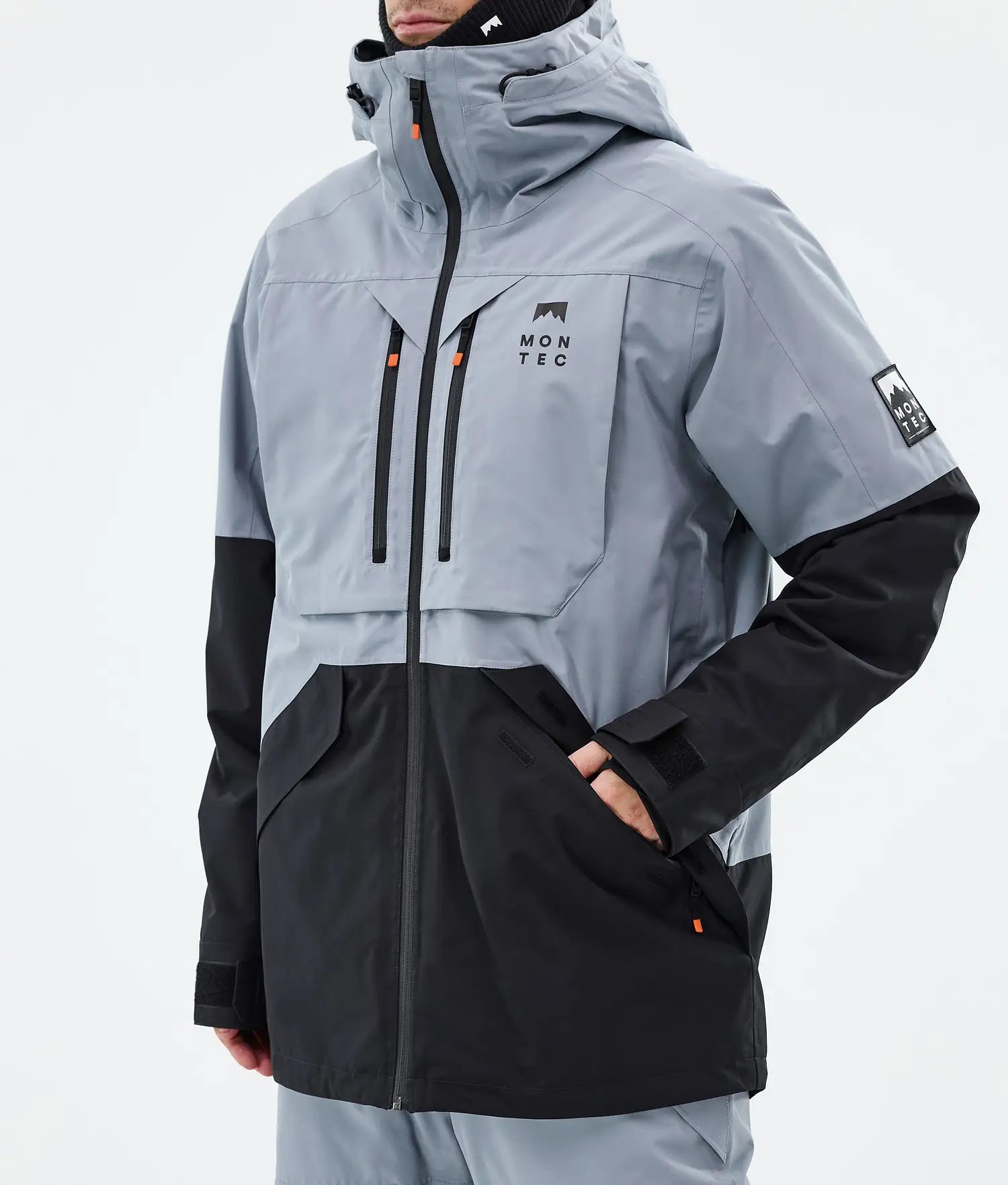Bow Ski Jacket Men Soft Blue/Black