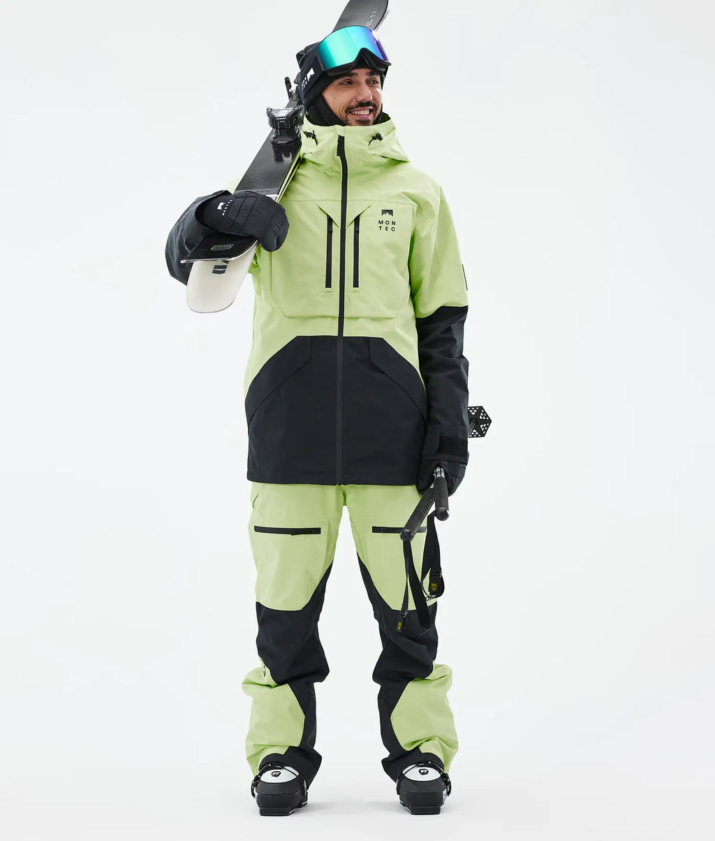 Bow Ski Pants Men Faded Neon/Black