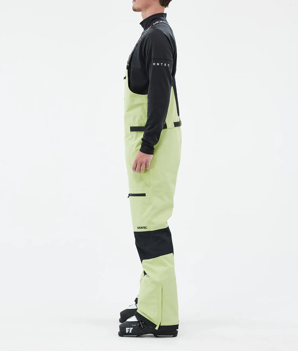 Bow Ski Pants Men Faded Neon/Black