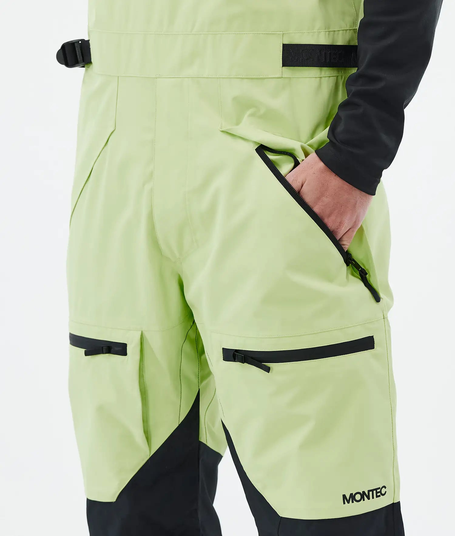 Bow Ski Pants Men Faded Neon/Black