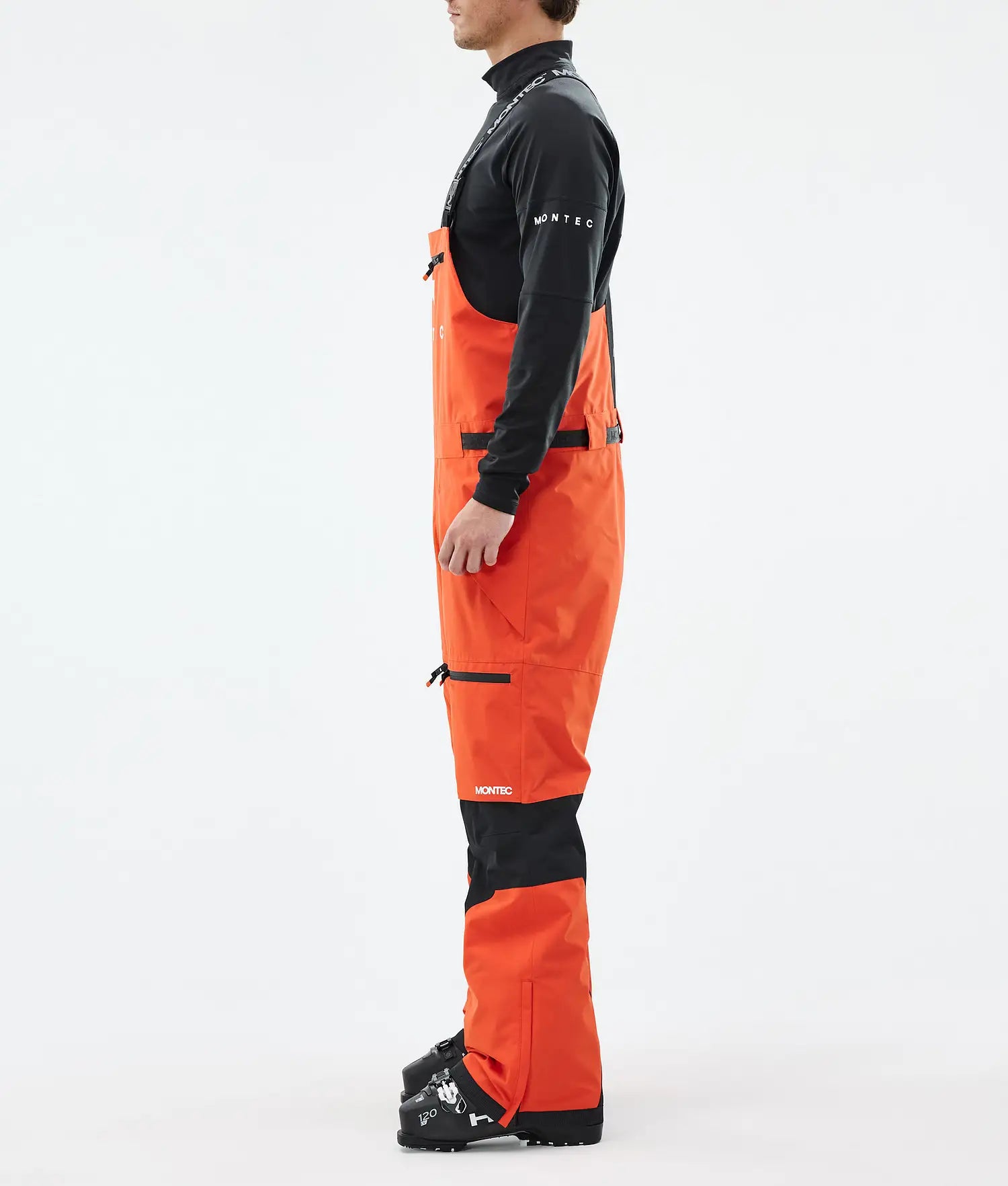 Bow Ski Pants Men Orange/Black