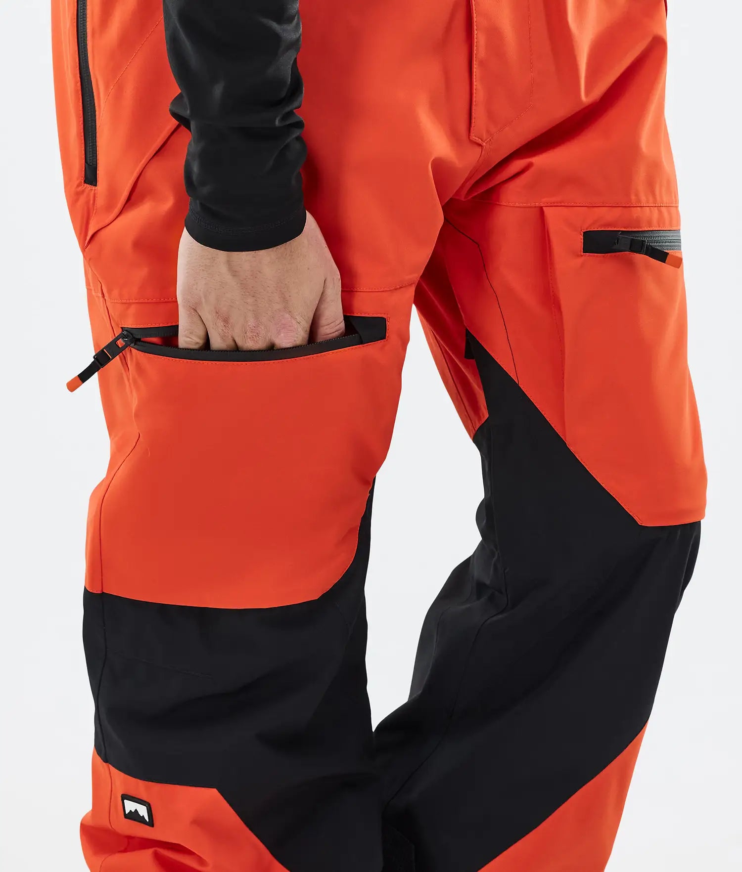 Bow Ski Pants Men Orange/Black