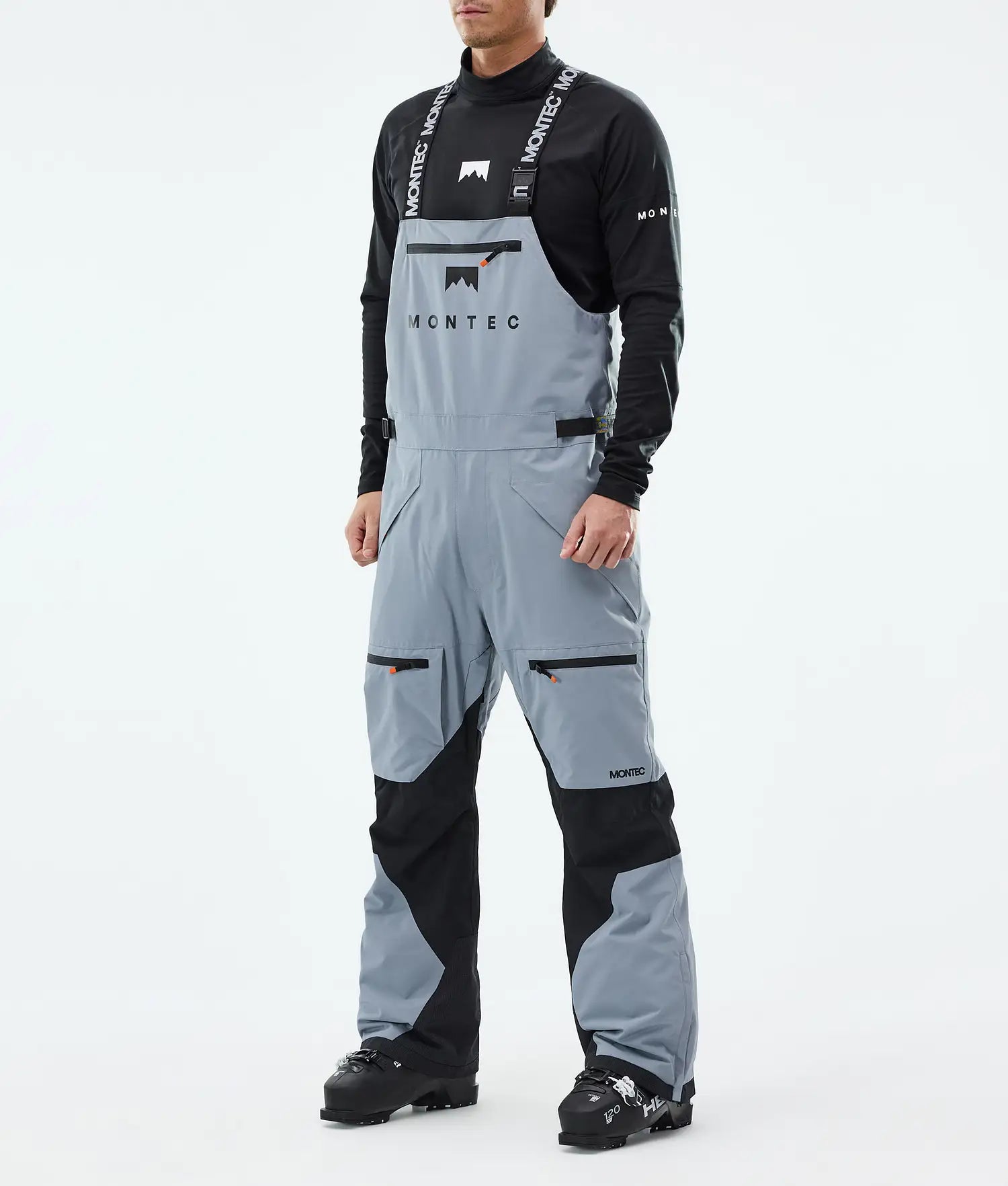 Bow Ski Pants Men Soft Blue/Black