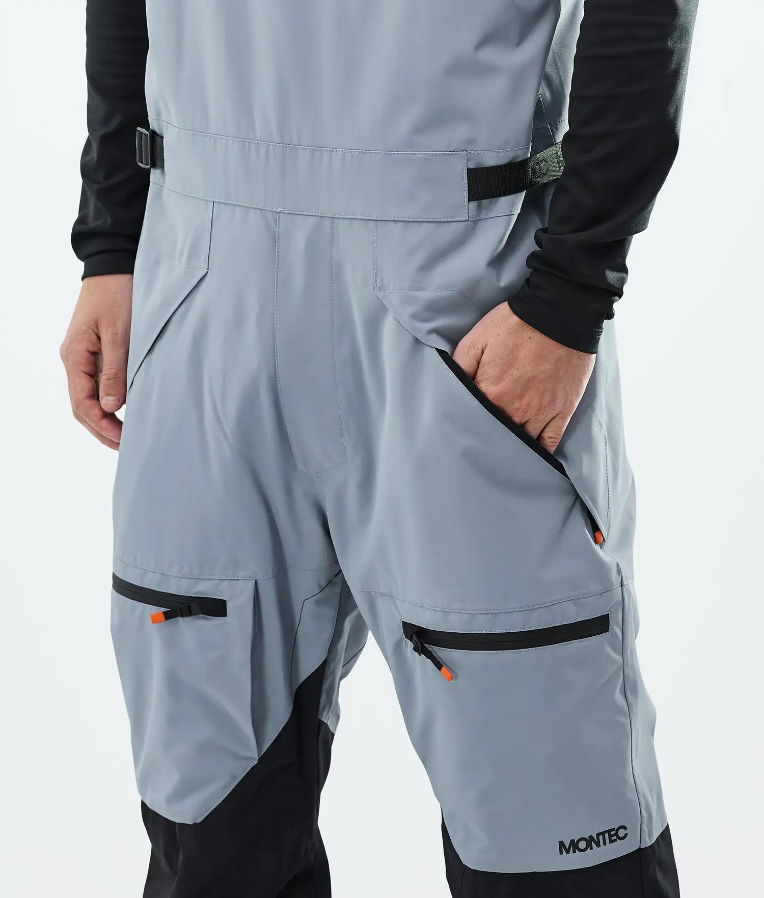 Bow Ski Pants Men Soft Blue/Black
